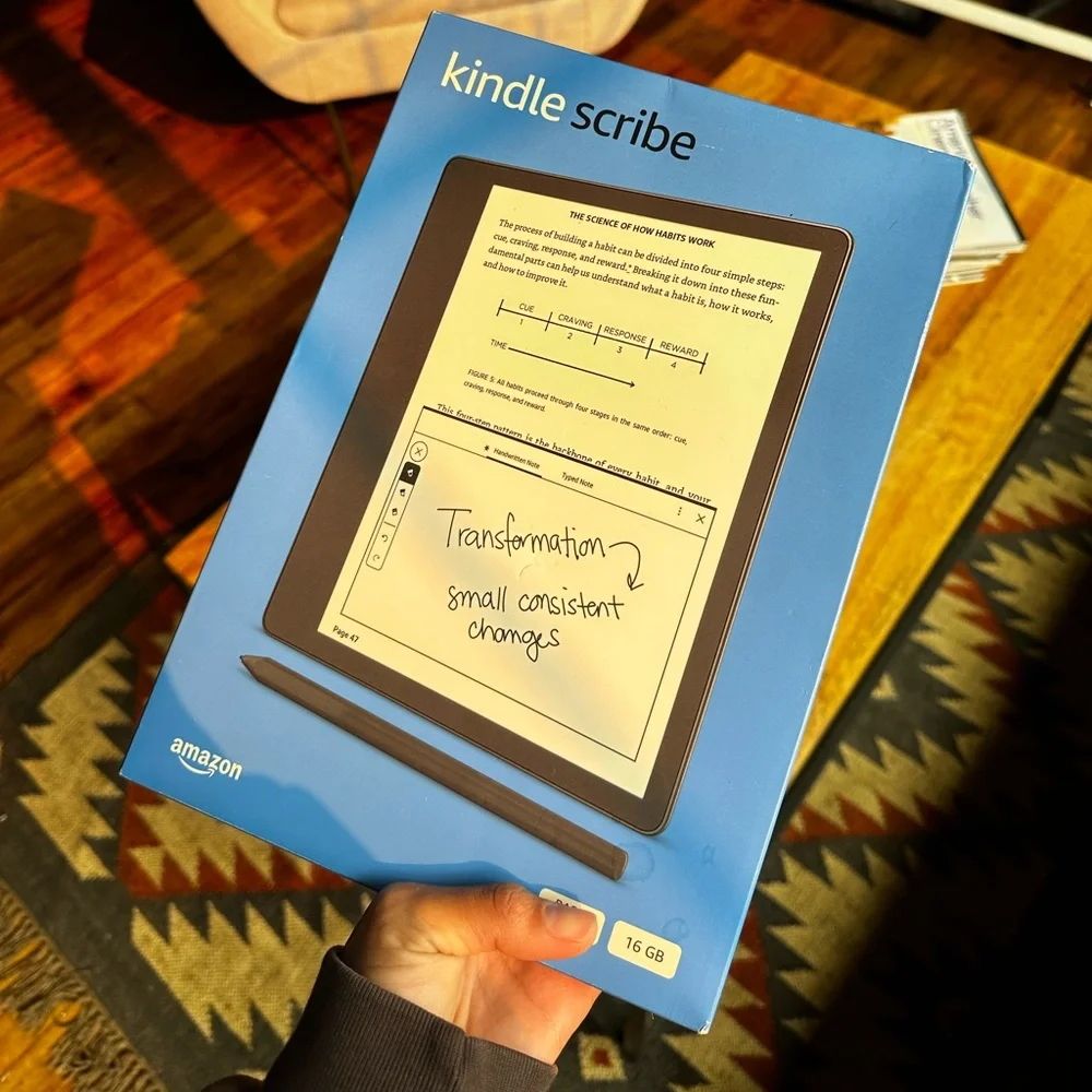 Brand new! Unopened box kindle scribble! 16GB with basic pen